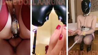 Slave Doll Aaruna Diary 2 (endless Moans From Electric Metal Butt Plug andchastitybelt)