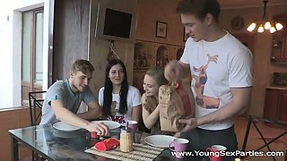 Young Sex Parties - Teens fuck in pairs and more