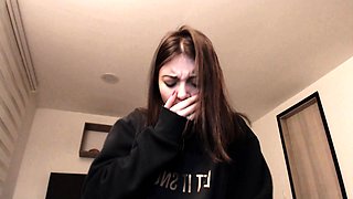 Amateur Webcam Teen Flashes Masturbates