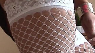 Busty Secretary in Stocking and Highheel