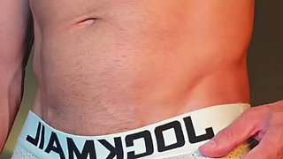 XXL Cock in tight white briefs