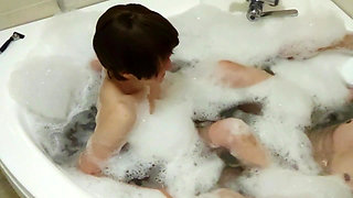 Bathtub Flirting with an Affair Partner