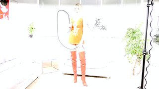 Blonde amateur milf does anal on pov camera 11