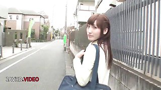 Cumshot scene with matchless courtesan from SchoolGirls HD