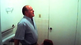 Filthy office whore sucks boss