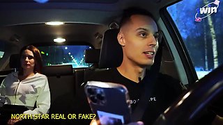 Daring beauty captivates with kinky taxi passion in thrilling fetish ride