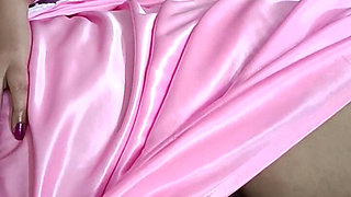 Desi Indian Beautiful Telugu Aunty Juicy Pussy Fucking in Pink Nighty Cowgirl Position Doggy Style Fucking Full Hot Romance