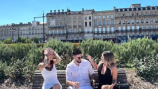 Jade and Ashley, the shock between the brunette and the blonde! - Jacquie et Michel TV