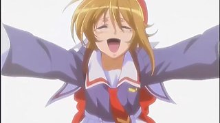 Horny japanese anime teens showing off their sexy bodies