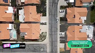 Stepsister interchange - inexperienced young wants to lose her v-card, so her bff decides to share her stepbro