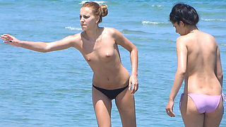 Young nudist cuties caught on camera