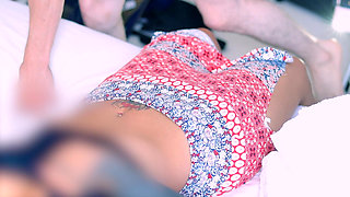 Tattoed Sexy Babe Schoolgirl Fucked in Missionary After Class