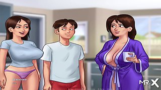 Animated manga scene featuring a focus on the backside