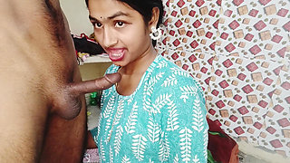 Session 22. Indian Desi Romantic Couple, Blowjob Cumshot Sex