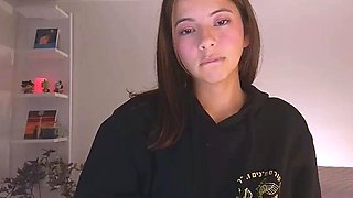 Shy brunette homemade amateur webcam teen