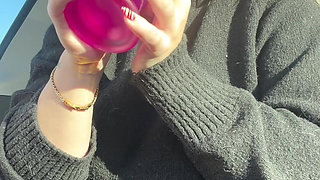 Fountain Woman Outdoors Big Big Squirt!!