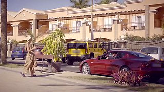 Cougar porno star Phoenix Marie solo show with her sex toy