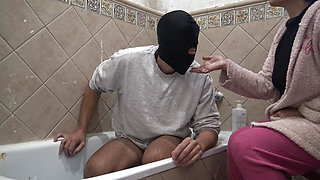 French Amateur Cuckold Wife Humiliates Her Small Dick Husband