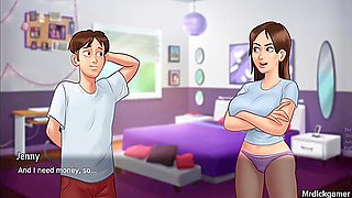 Car Toon - Hot Teen 18+ Bitch Gets Her Tits Squeezed By Her Stepbrother