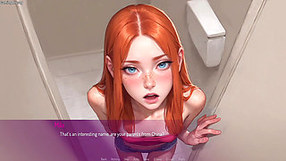Horny Wife Fucked by a Stranger in Public Toilet and Cheated Husband - 3D Hentai Animated Porn - Mila Ai