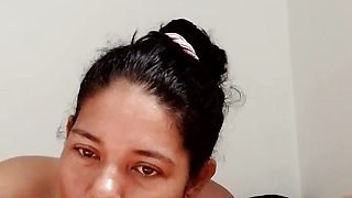 My girlfriend looks beautiful with my cock in her mouth