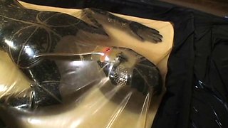 pleasing fetish anal actions with latex and bdsm