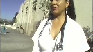 Female Latin Doctor Slut Takes A Cock In The Ass