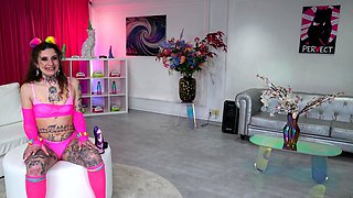 PERVECT Inked baddie Miss Blazy gets sloppy and messy