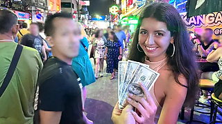 Picked Up an Escort near a Nightclub and Offered Hard Sex for Money - Anal an...