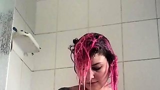 Amateur blondie solo anal masturbation