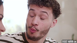 Perfect tit job by buxom mother in law