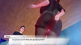 Car Toon In Pervert Sexy Hotwife Milf Landlady Seduces Her New Tenant With Her Huge Boobs - Devine Heel 04