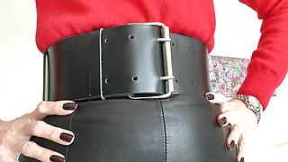 Wide, Tight Belt and Watch Fetish, Your Boss, Your Masturbation During Your Lunch Break, JOI Lady Victoria Valente