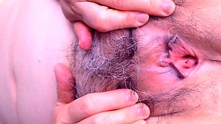 My gorgeous Asian MILF shows off her pretty pink pussy just for you