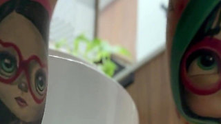 The Nauthy Giantess Performs a Penectomy on You and Devours