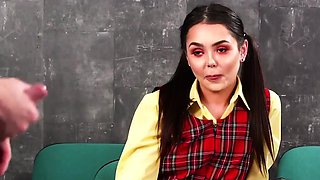 Upskirt watching voyeur slut teasing