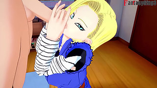 Android 18 enters college to continue fucking Gohan - Dragon Ball zex Series