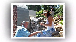 Fun Outdoor Fuck in the Fountain - Candi Annie