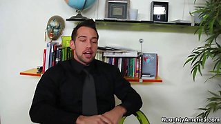 Ashley Fires Fucks Her Boss Because its the Naughty Office