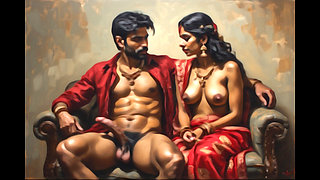 Indian stepfather fucking her stepdaughter when his new sexy wife was in the kitchen