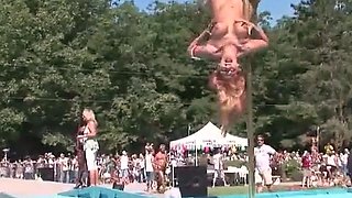 Big-Titted Brunette Angel Amateur Video from 2007