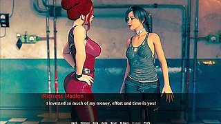 Jude Attends Blowjob Course In Slaves Factory And Getting Hard Balls Play From Mistress Madlen With Sissy Crossdresser