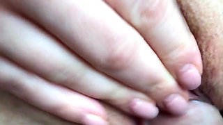 Husband Licks My Used Pussy and Cums a Second Time. Female Orgasm Close-up. Home Amateur Sex