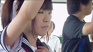 cute girl gets ***d in bus 2