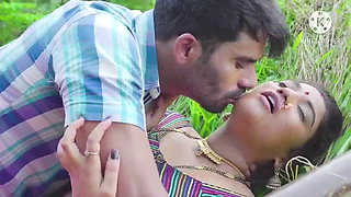 Desi village sarpanch wife fucked in crop fields and balcony