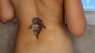 Sexy small titted brunette Judy C