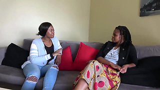 African Lesbos Get Torrid And Jiggish In Bathroom