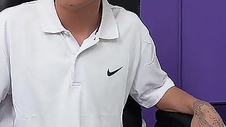 To Keep My Job at Home, I Ended up Fucking the Boss's Ass in the Office