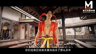 Asian MILF Su Chang & Su Yu Tang in Hot Cosplay Foursome - Nezha 2 Dragon Maidens Drain His Cum