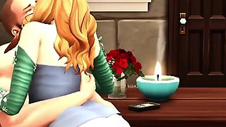 The Blissful Simmers_sims Eros and Flora Sneak off for Sex on the Picnic Table
